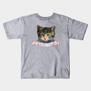 Vintage Kitty Cat Kids T-Shirt